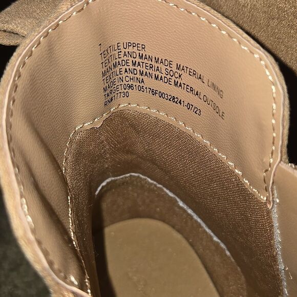 Womens Brenna Boots Universal Thread Tan 7 Tan Ankle Bootie target winter boho - Picture 13 of 16